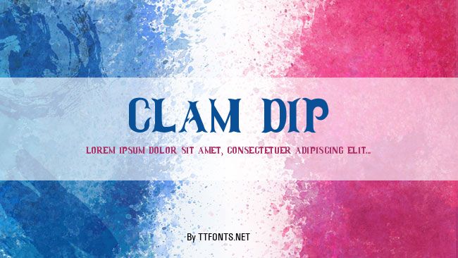 Clam Dip example